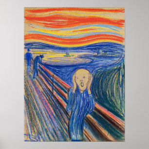 Poster Edvard Munch - The Scream 1895