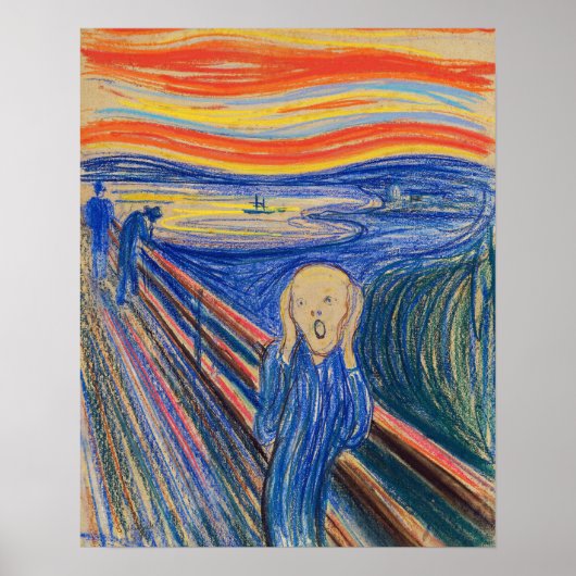 Poster Edvard Munch - The Scream 1895 (Devant)