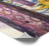 Poster Edvard Munch's The Yellow Log (Coin)