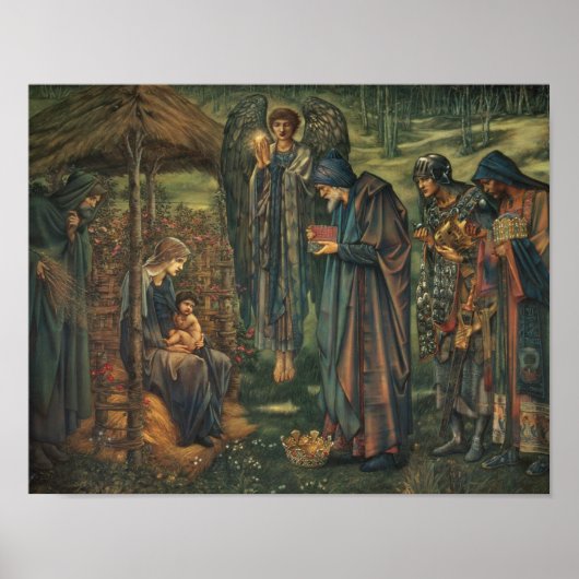 Poster Edward Burne-Jones - L'étoile de Bethléem (Devant)