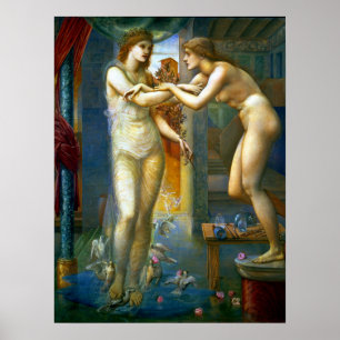 Poster Edward Burne-Jones Pygmalion
