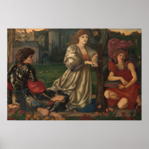 Poster Edward Burne-Jones - The Love Song