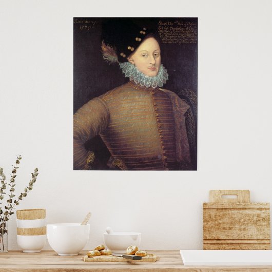Poster Edward de Vere, 17e comte d'Oxford (Cuisine)
