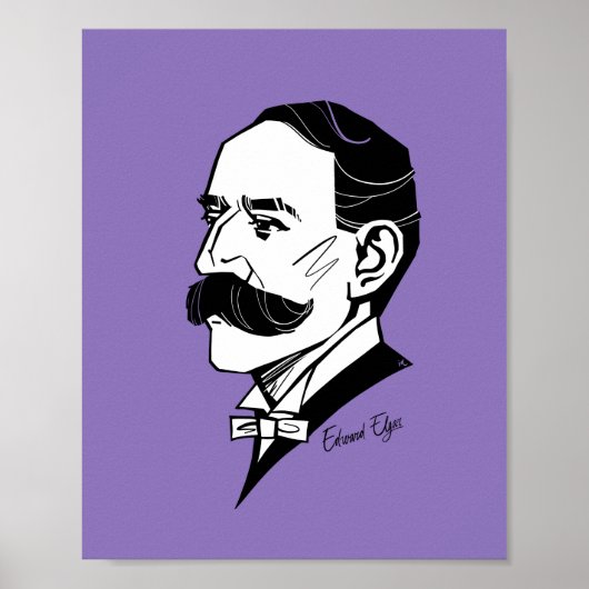 Poster Edward Elgar (Devant)