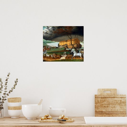 Poster Edward Hicks Noah's Ark (Cuisine)