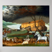 Poster Edward Hicks Noah's Ark (Devant)