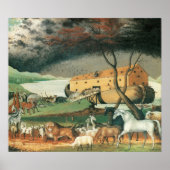Poster Edward Hicks Noah's Ark (Devant)