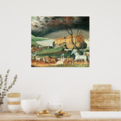 Poster Edward Hicks Noah's Ark (Cuisine)