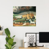 Poster Edward Hicks Noah's Ark (Bureau à domicile)