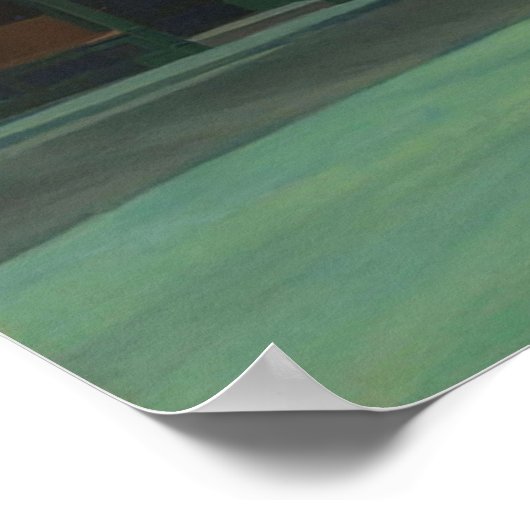 Poster Edward Hopper Nighthawks 1942, ARTISTE AMÉRICAIN (Coin)