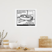 Poster Edward Lear et The Jumblies (Cuisine)