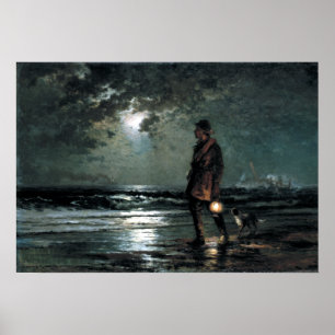 Poster Edward Moran Life Saving Patrol