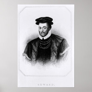 Poster Edward Nord de 'Lodge's British Portraits'