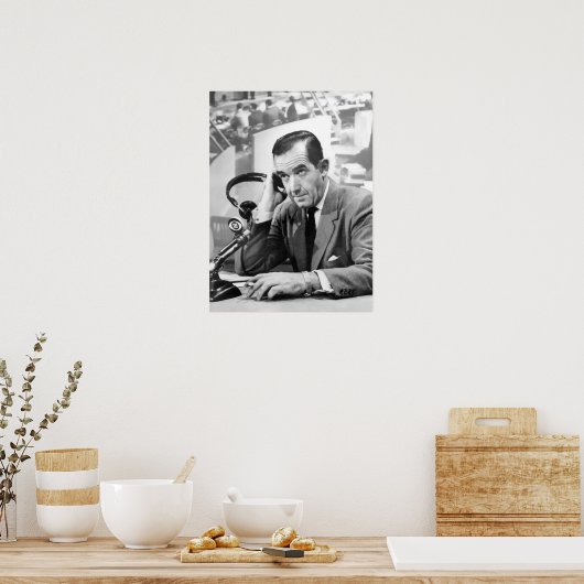 POSTER EDWARD R. MURROW CBS 1956 (Cuisine)