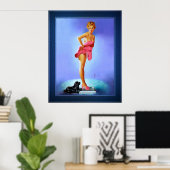 Poster Edward Runci ne ment pas sur l'échelle (Bureau à domicile)