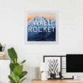 Poster Edward Ruscha - Fusée murale - 2013 (Bureau à domicile)