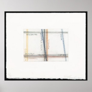 Poster Edward Ruscha - Grant (depuis Los Francisco San An