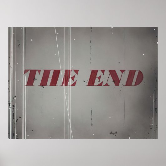 Poster Edward Ruscha - La Fin - 1997 (Devant)