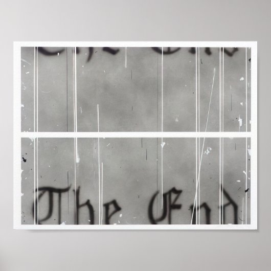Poster Edward Ruscha - La Fin #1 - 1993 (Devant)