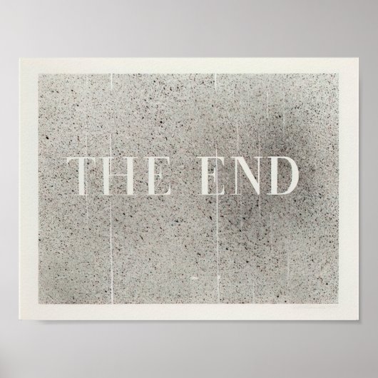 Poster Edward Ruscha - La Fin #60 - 2005 (Devant)