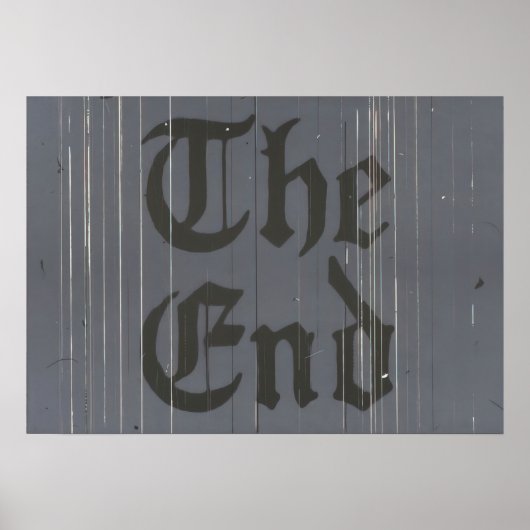 Poster Edward Ruscha - La Fin Ultime - 1991 (Devant)