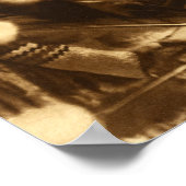 Poster Edward S Curtis A Piegan Dandy (Coin)