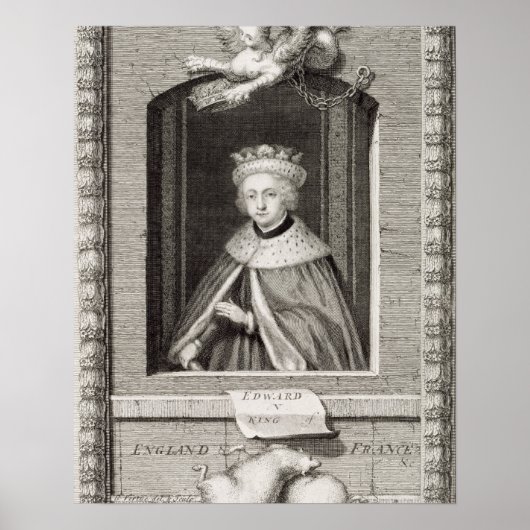 Poster Edward V (1470-1483), roi d'Angleterre en 1483, ap (Devant)