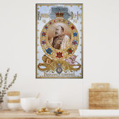 Poster Edward VII, Programme de feux d'artifice (Cuisine)