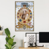 Poster Edward VII, Programme des feux d'artifice (Bureau à domicile)