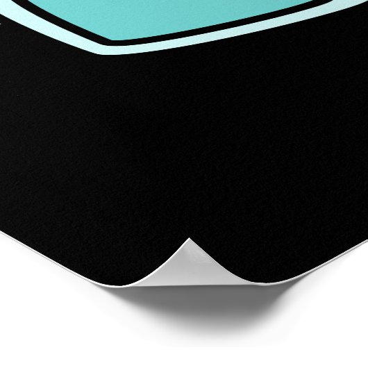 Poster Eek-gloo Funny Igloo Pun Dark BG (Coin)