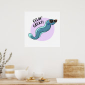 Poster Eelin Great Funny Slippery Eel Pun (Cuisine)
