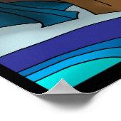 Poster Eelphant drôle dans l'affiche thérapeutique (Coin)