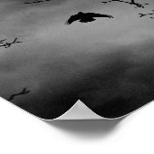 Poster Eerie Bird en vol (Coin)