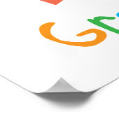 Poster eerste klas afdrukken (Hoek)