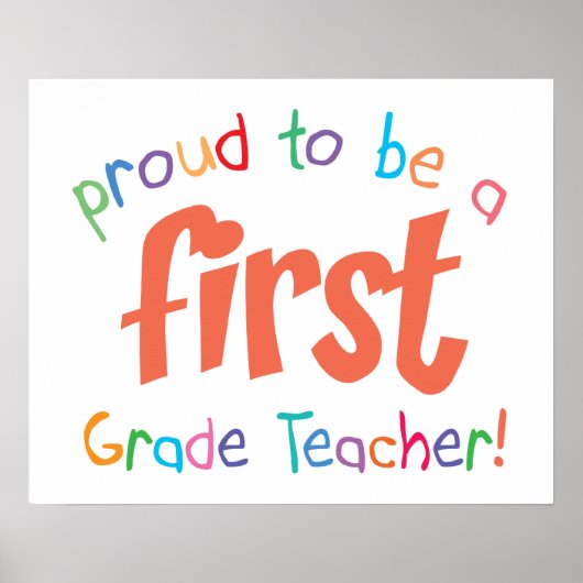 Poster eerste klas afdrukken (Voorkant)