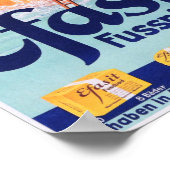 Poster EFASIT Fusspflege Lotion de crème de pied Pedicure (Coin)