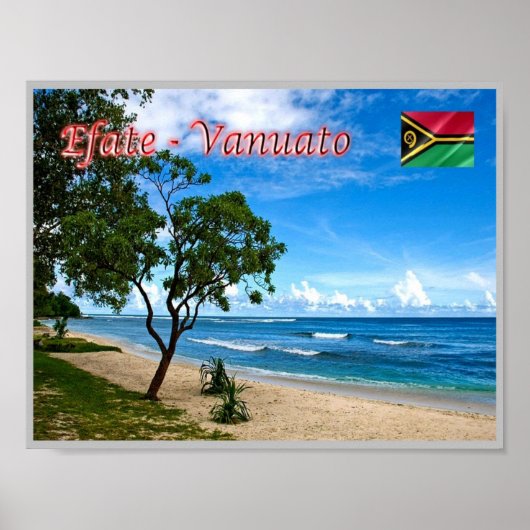 Poster Efate - Eratap - Vanuatu - (Devant)