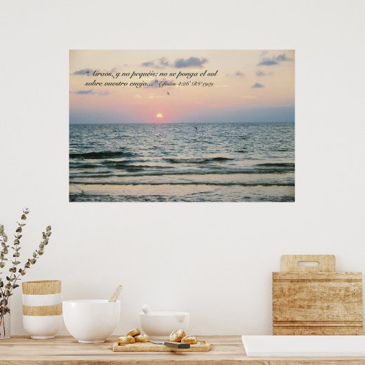 Poster Efesios 4:26 (Cuisine)