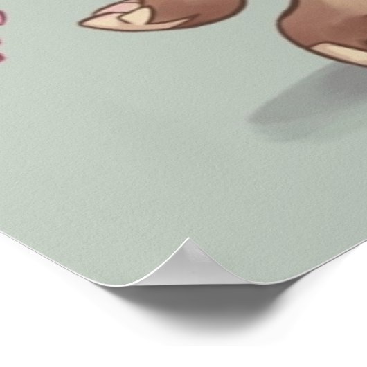 Poster Effacement de l'impression (Coin)