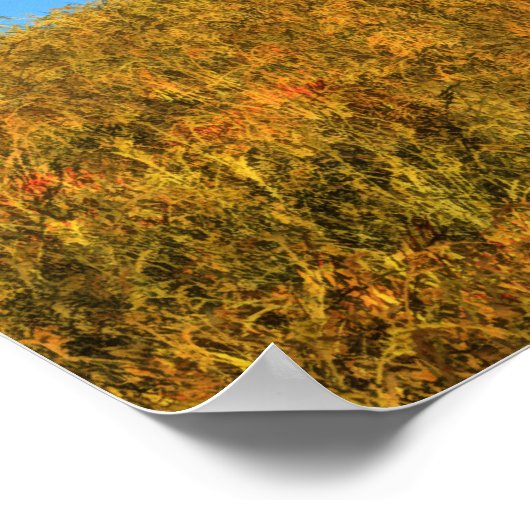 Poster Effacer l'impression du jour d'automne (Coin)