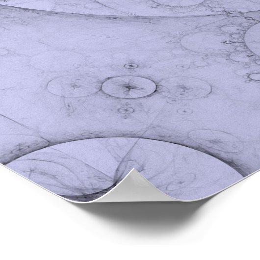 Poster Effervescence fractale (Coin)