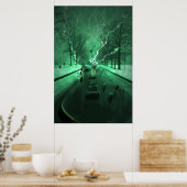 Poster Effet de déplacement routier (Cuisine)