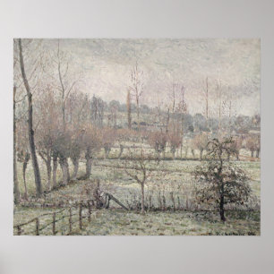 Poster Effet de la neige à Eragny, 1894