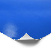 Poster Effet phare - Bleu (Coin)