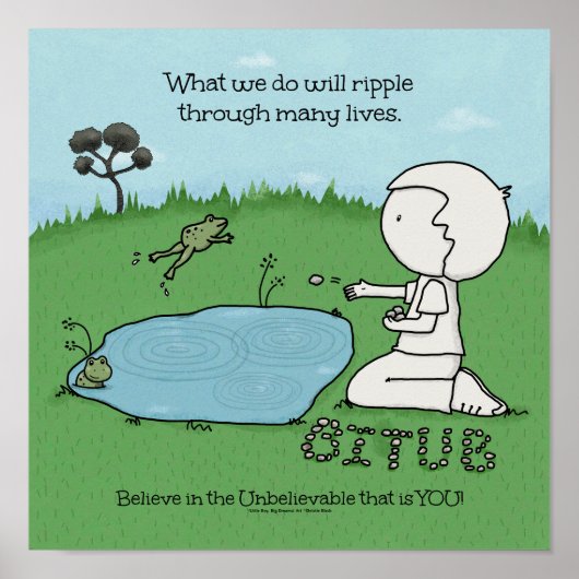 Poster Effet Ripple (Devant)