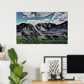 Poster Effets individuels 6 émail (Bureau à domicile)