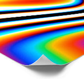 Poster Effets numériques. Arrière - plan abstrait dynamiq (Coin)