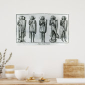 Poster Effigies des Templiers de Chevalier (Cuisine)