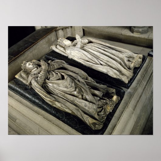 Poster Effigies d'Henri II et Catherine de Médicis (Devant)