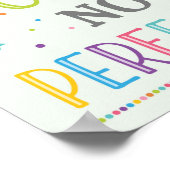 Poster Efforcez-Vous De Progresser Et Non De Parfaire L'E (Coin)